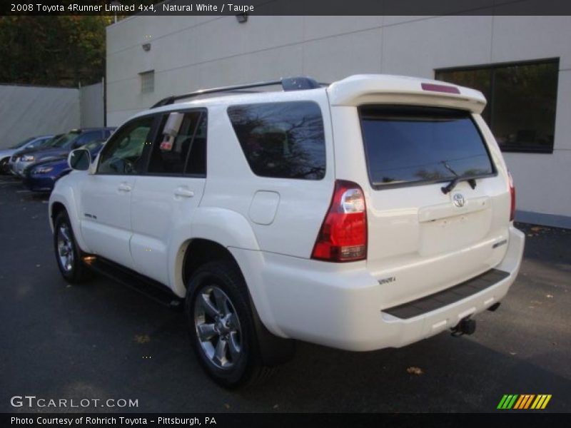 Natural White / Taupe 2008 Toyota 4Runner Limited 4x4