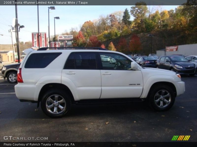 Natural White / Taupe 2008 Toyota 4Runner Limited 4x4