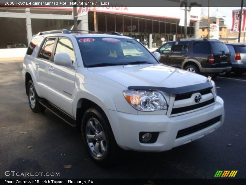 Natural White / Taupe 2008 Toyota 4Runner Limited 4x4