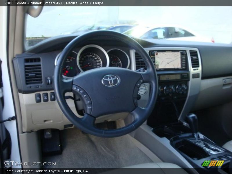 Natural White / Taupe 2008 Toyota 4Runner Limited 4x4