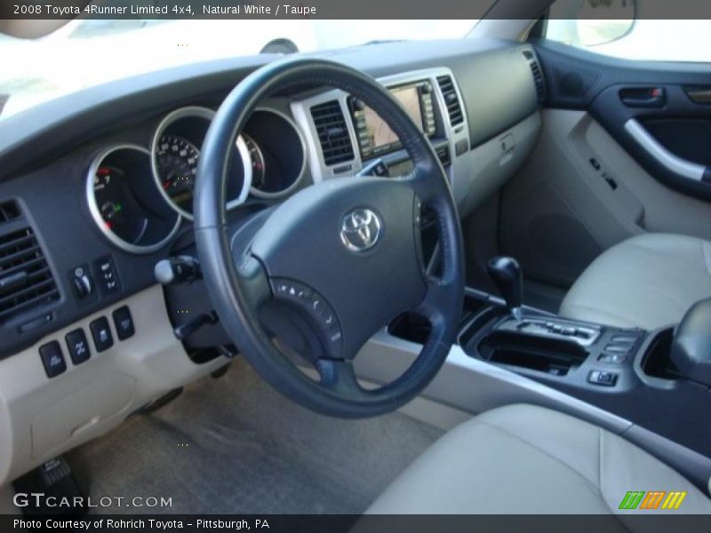 Natural White / Taupe 2008 Toyota 4Runner Limited 4x4