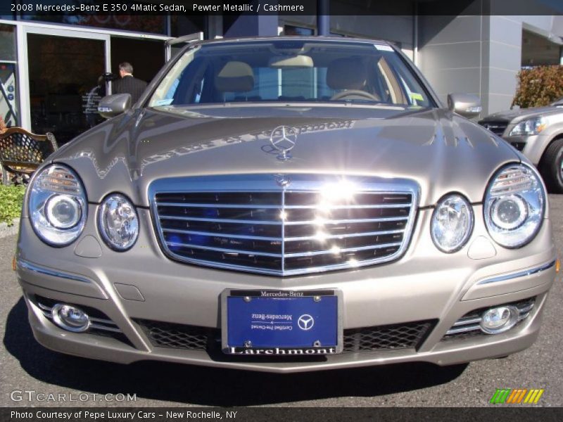 Pewter Metallic / Cashmere 2008 Mercedes-Benz E 350 4Matic Sedan