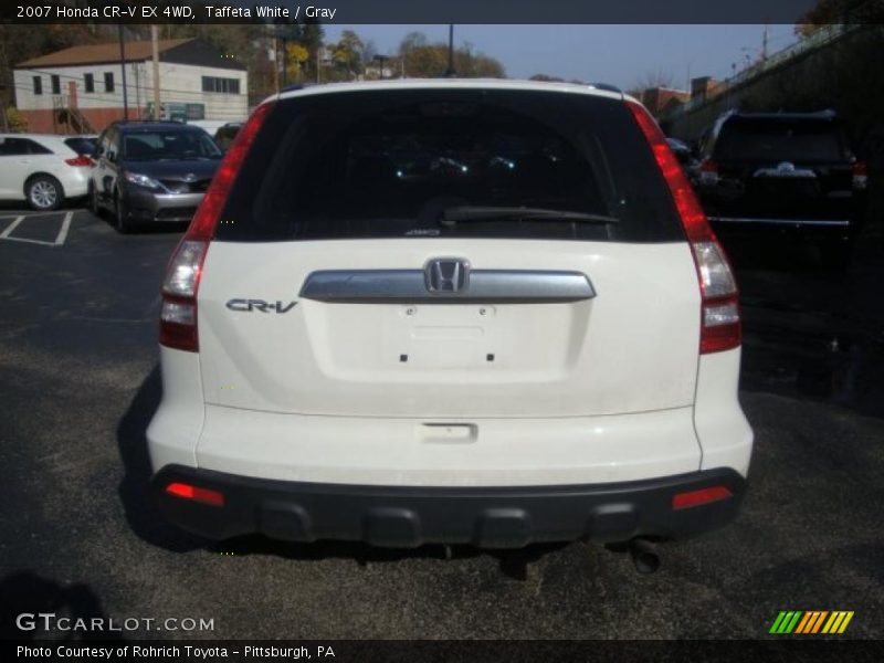Taffeta White / Gray 2007 Honda CR-V EX 4WD