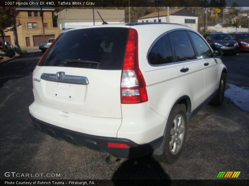 Taffeta White / Gray 2007 Honda CR-V EX 4WD