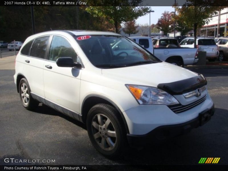 Taffeta White / Gray 2007 Honda CR-V EX 4WD