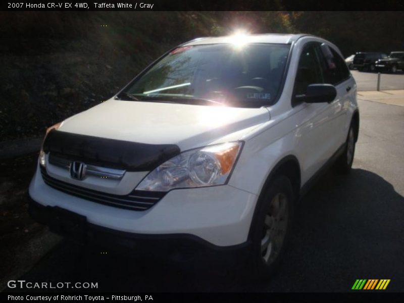Taffeta White / Gray 2007 Honda CR-V EX 4WD