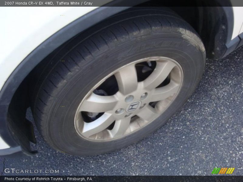 Taffeta White / Gray 2007 Honda CR-V EX 4WD