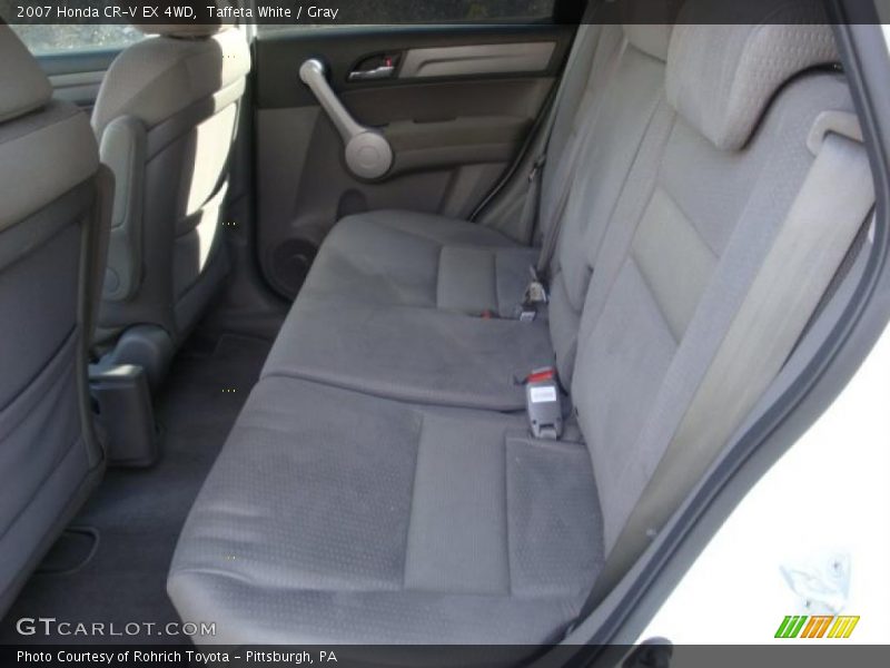 Taffeta White / Gray 2007 Honda CR-V EX 4WD