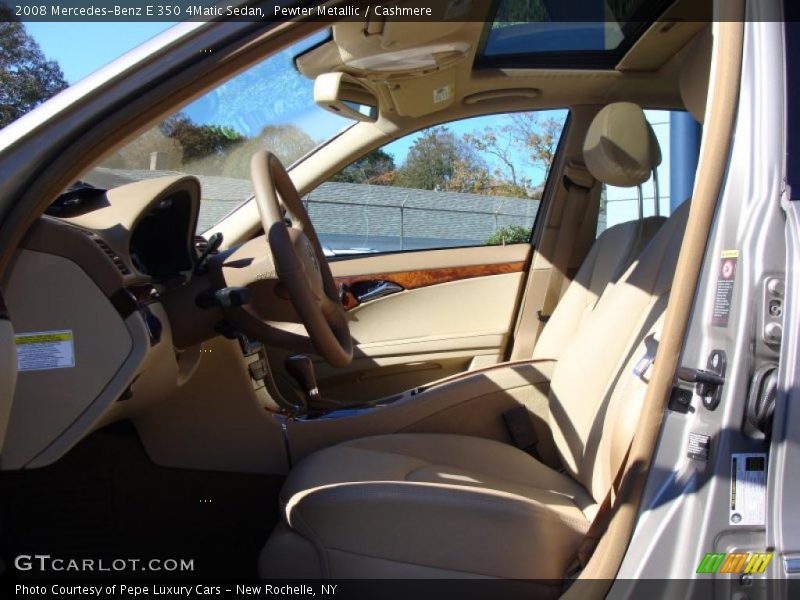 Pewter Metallic / Cashmere 2008 Mercedes-Benz E 350 4Matic Sedan