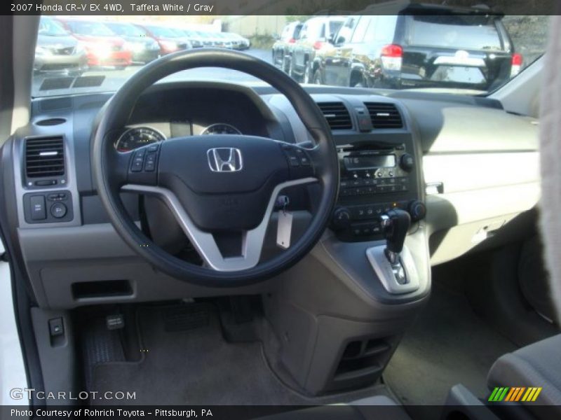 Taffeta White / Gray 2007 Honda CR-V EX 4WD
