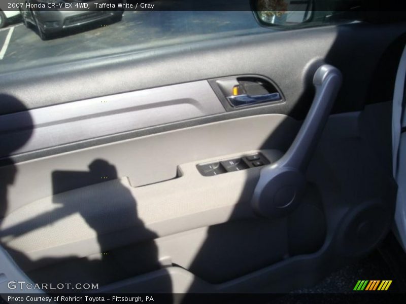 Taffeta White / Gray 2007 Honda CR-V EX 4WD