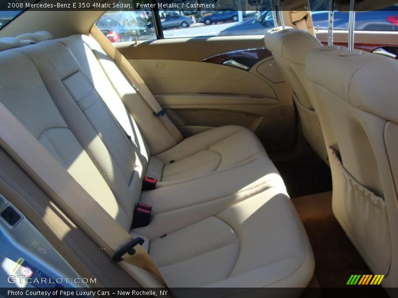 Pewter Metallic / Cashmere 2008 Mercedes-Benz E 350 4Matic Sedan