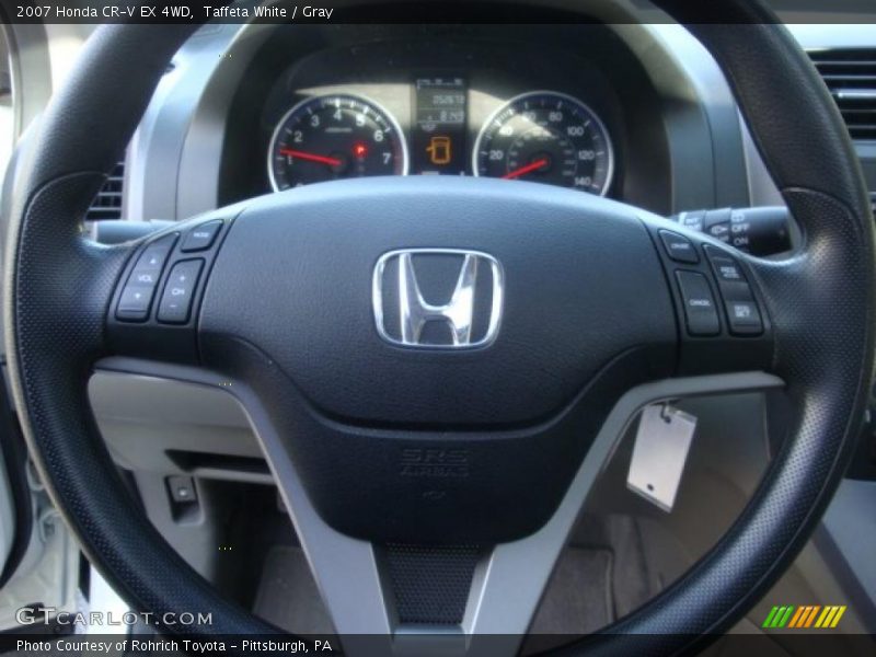 Taffeta White / Gray 2007 Honda CR-V EX 4WD