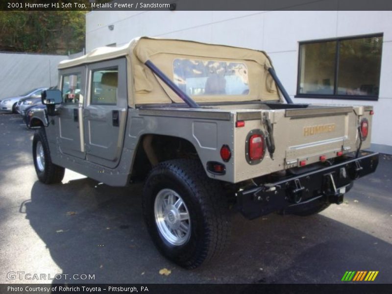Metallic Pewter / Sandstorm 2001 Hummer H1 Soft Top