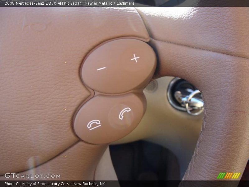 Pewter Metallic / Cashmere 2008 Mercedes-Benz E 350 4Matic Sedan