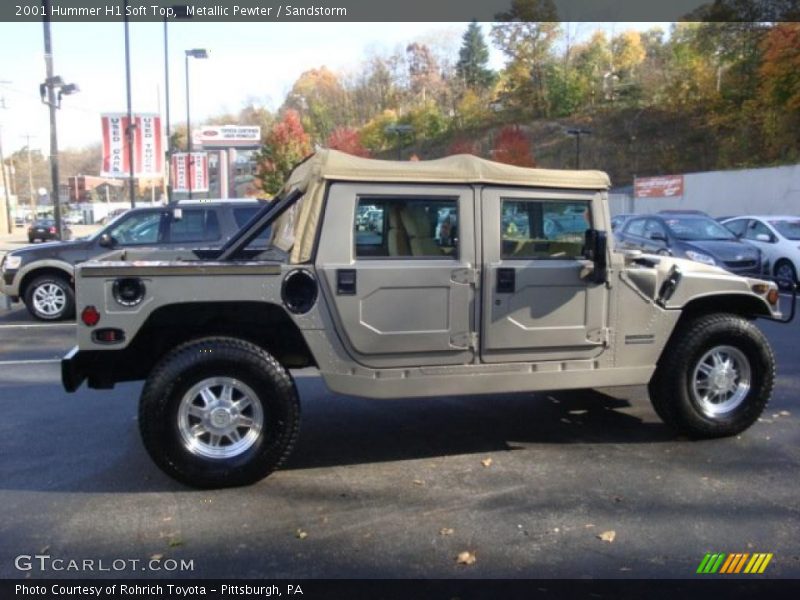 2001 H1 Soft Top Metallic Pewter