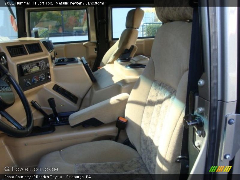  2001 H1 Soft Top Sandstorm Interior