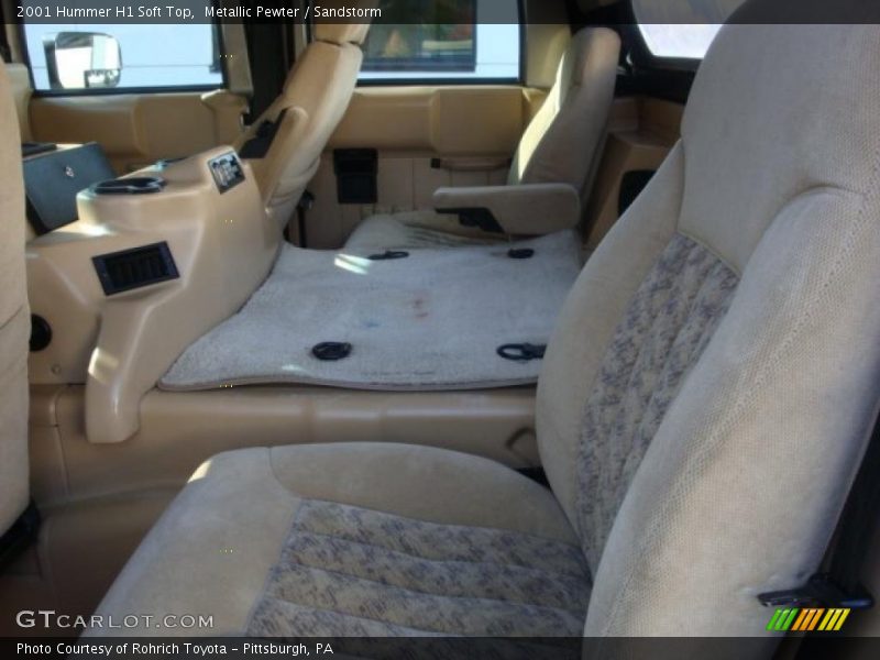  2001 H1 Soft Top Sandstorm Interior