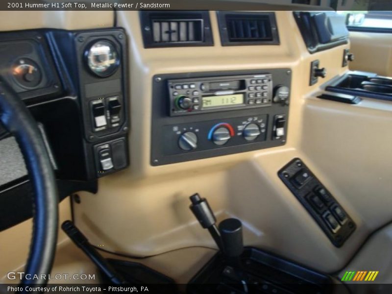 Controls of 2001 H1 Soft Top