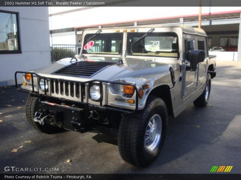 Metallic Pewter / Sandstorm 2001 Hummer H1 Soft Top