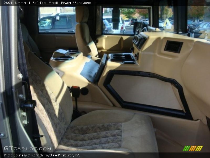  2001 H1 Soft Top Sandstorm Interior