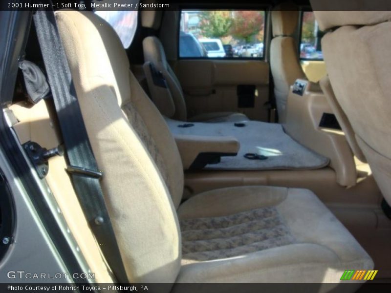 2001 H1 Soft Top Sandstorm Interior