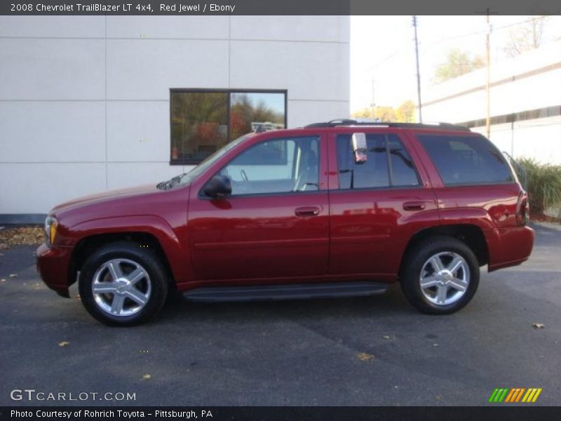 Red Jewel / Ebony 2008 Chevrolet TrailBlazer LT 4x4