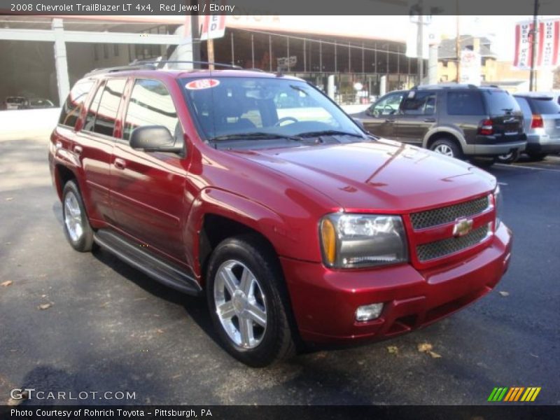 Red Jewel / Ebony 2008 Chevrolet TrailBlazer LT 4x4