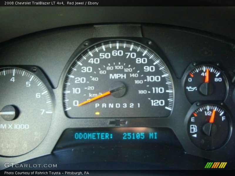 Red Jewel / Ebony 2008 Chevrolet TrailBlazer LT 4x4