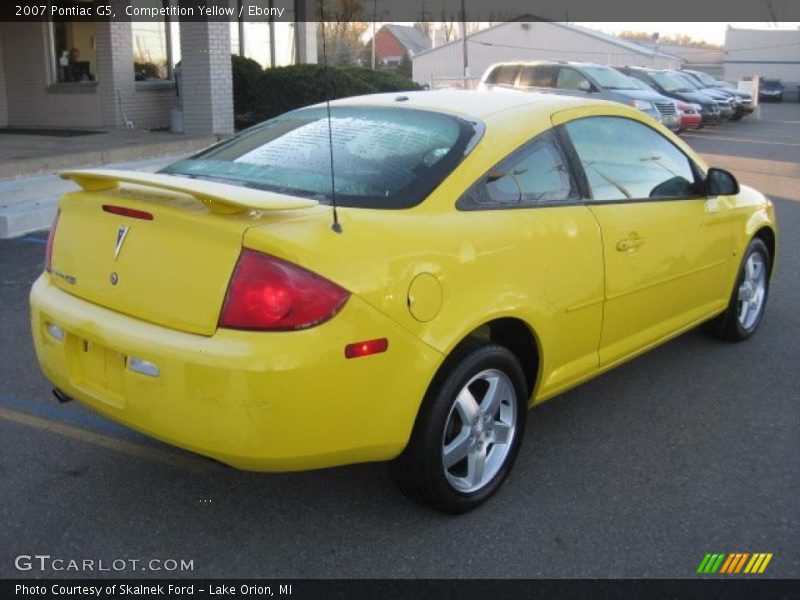 Competition Yellow / Ebony 2007 Pontiac G5