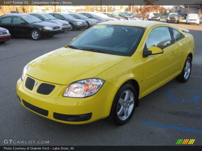 Competition Yellow / Ebony 2007 Pontiac G5
