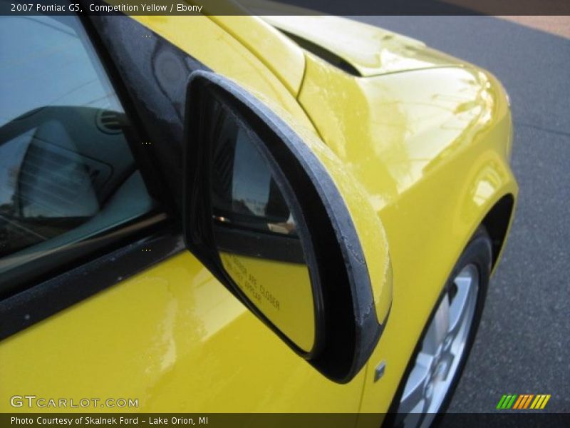 Competition Yellow / Ebony 2007 Pontiac G5