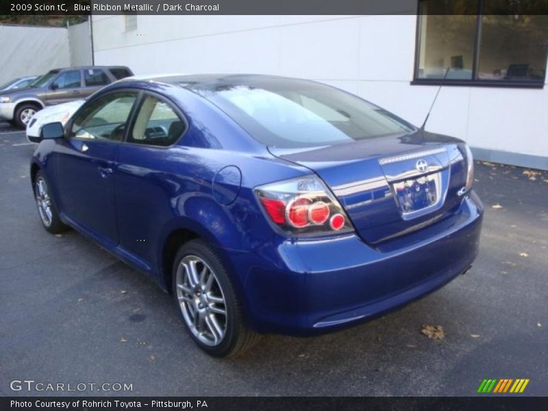 Blue Ribbon Metallic / Dark Charcoal 2009 Scion tC