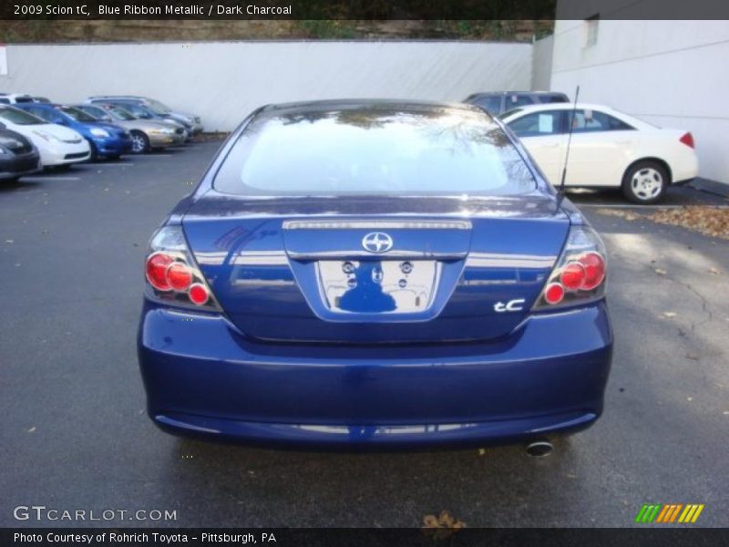 Blue Ribbon Metallic / Dark Charcoal 2009 Scion tC
