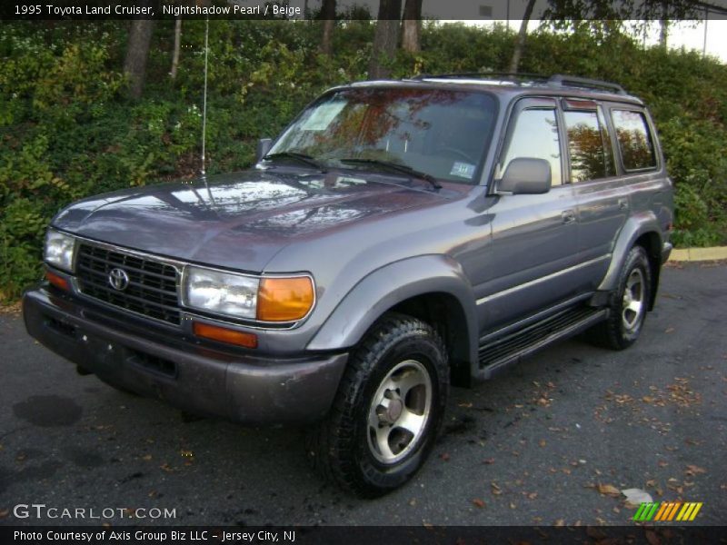 Nightshadow Pearl / Beige 1995 Toyota Land Cruiser