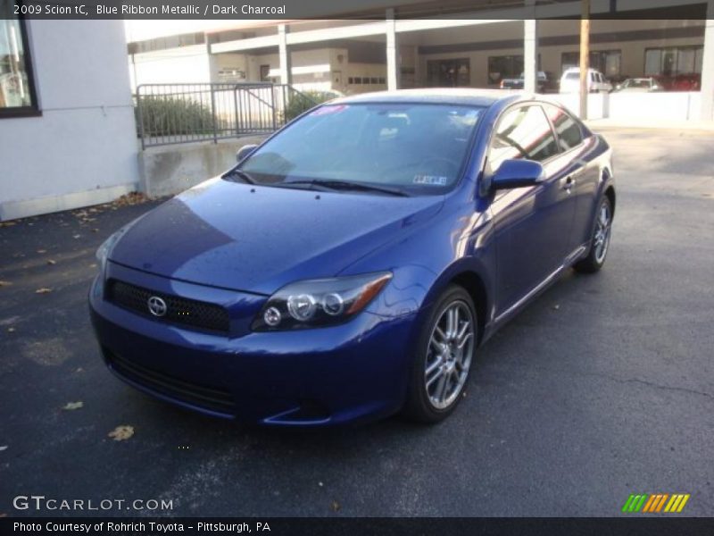 Blue Ribbon Metallic / Dark Charcoal 2009 Scion tC