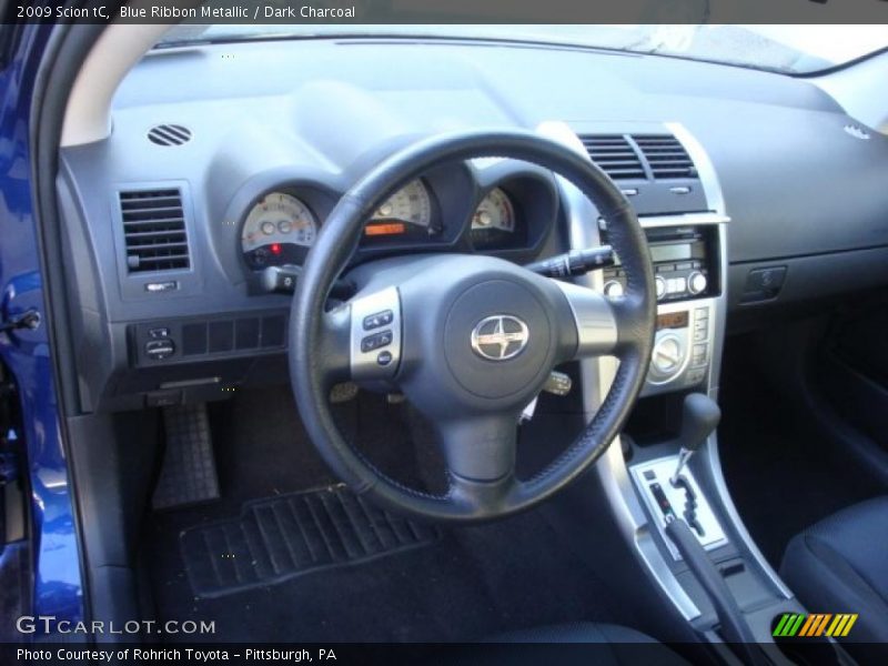 Blue Ribbon Metallic / Dark Charcoal 2009 Scion tC