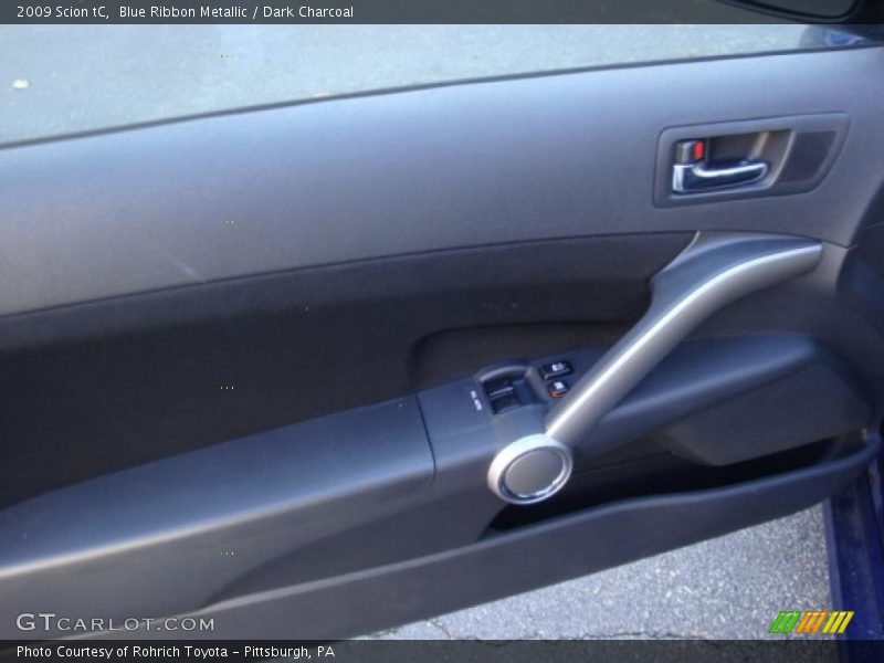 Blue Ribbon Metallic / Dark Charcoal 2009 Scion tC