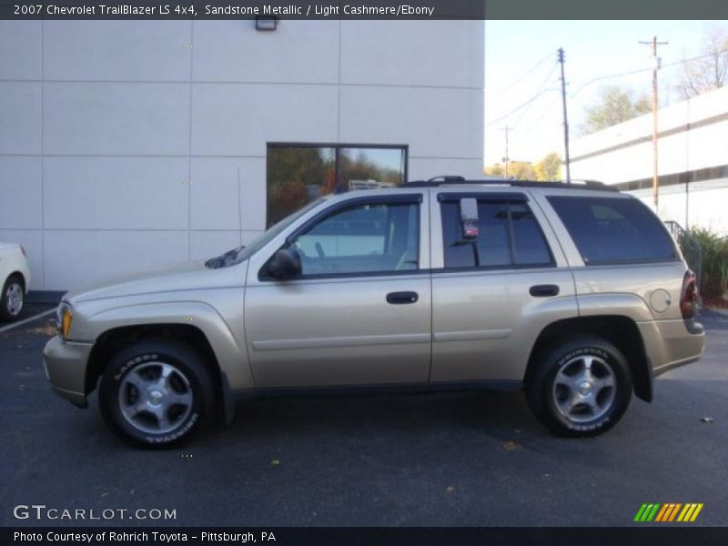Sandstone Metallic / Light Cashmere/Ebony 2007 Chevrolet TrailBlazer LS 4x4