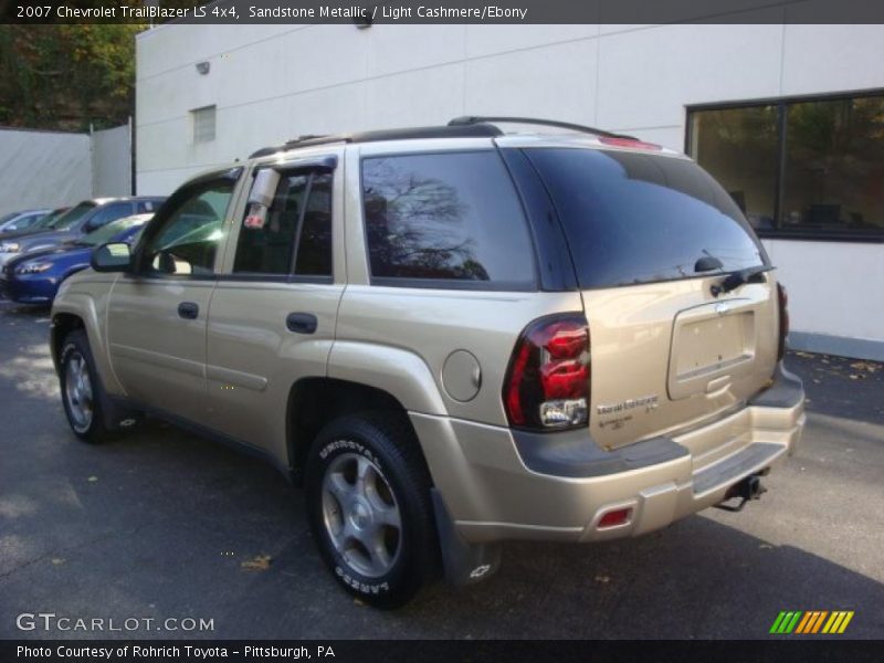 Sandstone Metallic / Light Cashmere/Ebony 2007 Chevrolet TrailBlazer LS 4x4