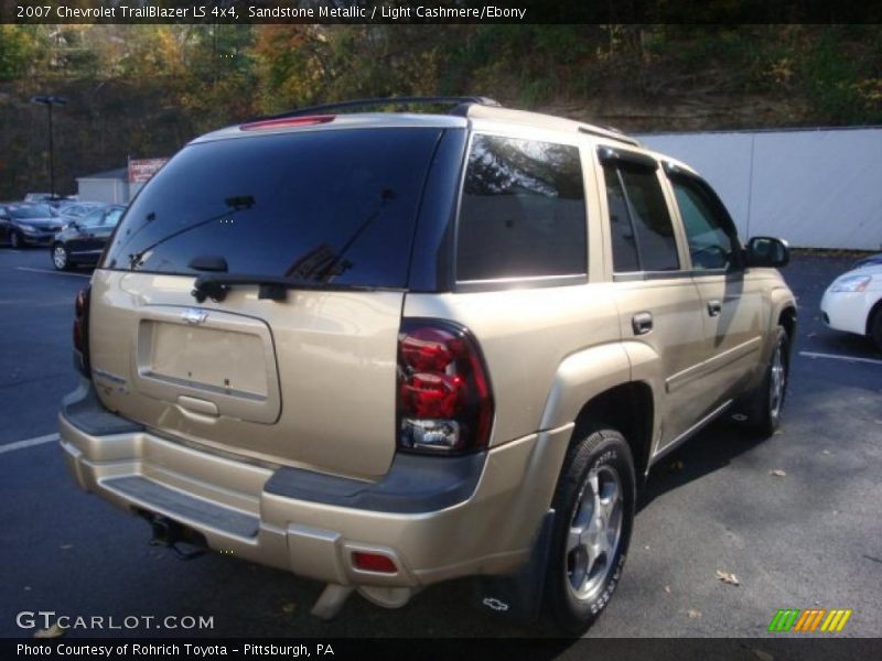 Sandstone Metallic / Light Cashmere/Ebony 2007 Chevrolet TrailBlazer LS 4x4