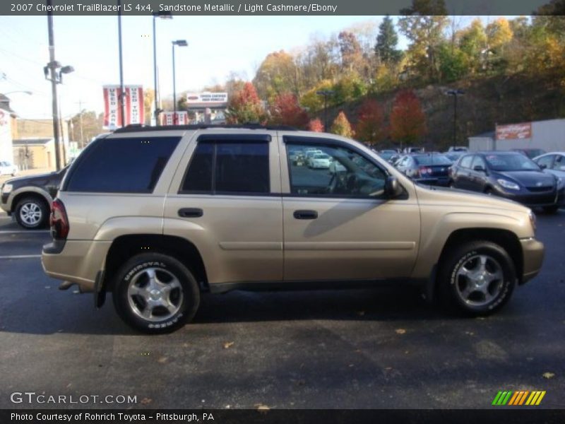 Sandstone Metallic / Light Cashmere/Ebony 2007 Chevrolet TrailBlazer LS 4x4