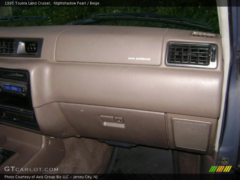 Nightshadow Pearl / Beige 1995 Toyota Land Cruiser
