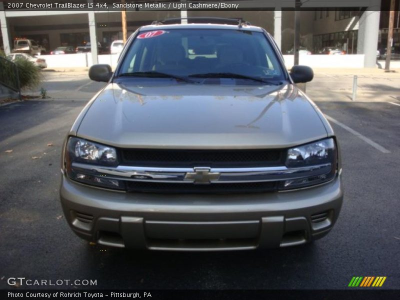 Sandstone Metallic / Light Cashmere/Ebony 2007 Chevrolet TrailBlazer LS 4x4