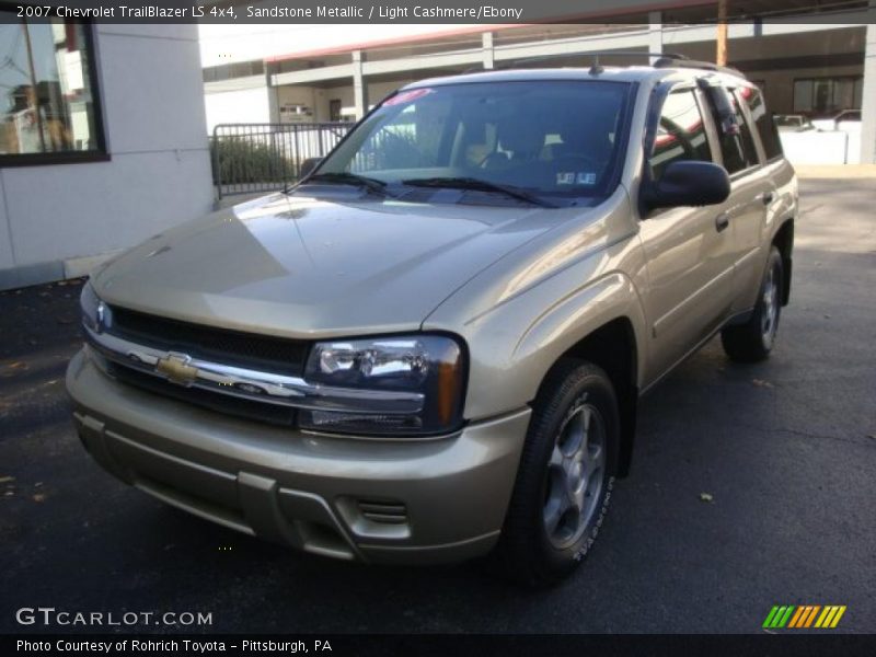 Sandstone Metallic / Light Cashmere/Ebony 2007 Chevrolet TrailBlazer LS 4x4