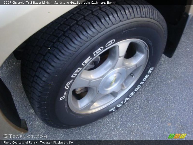 Sandstone Metallic / Light Cashmere/Ebony 2007 Chevrolet TrailBlazer LS 4x4