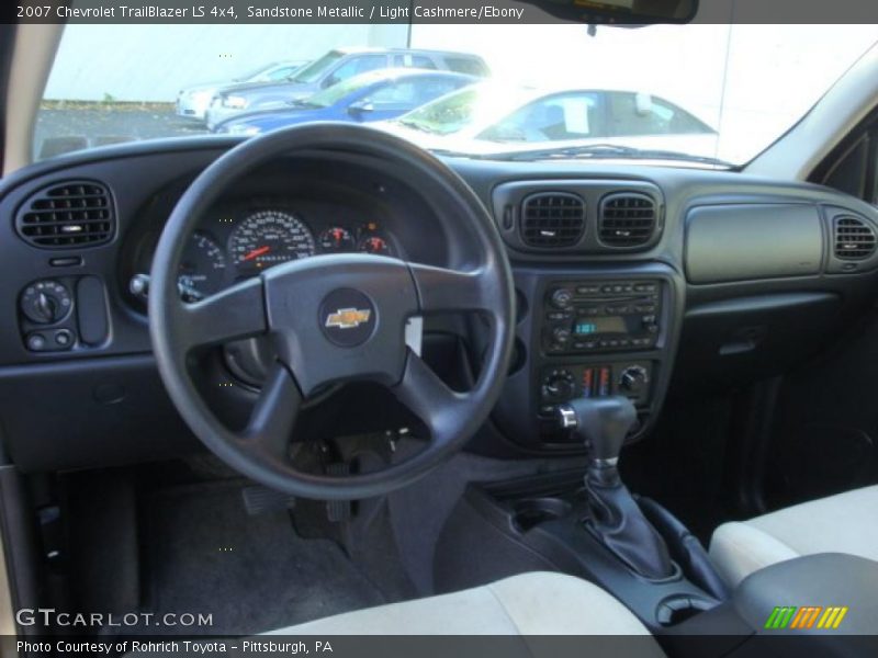 Sandstone Metallic / Light Cashmere/Ebony 2007 Chevrolet TrailBlazer LS 4x4