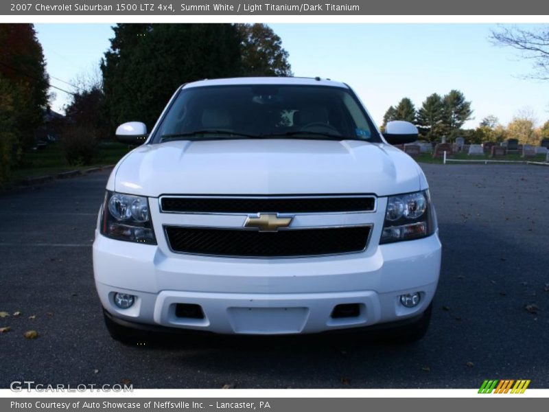 Summit White / Light Titanium/Dark Titanium 2007 Chevrolet Suburban 1500 LTZ 4x4