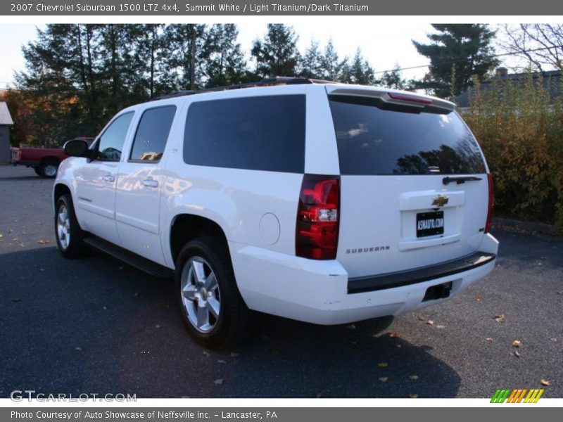 Summit White / Light Titanium/Dark Titanium 2007 Chevrolet Suburban 1500 LTZ 4x4