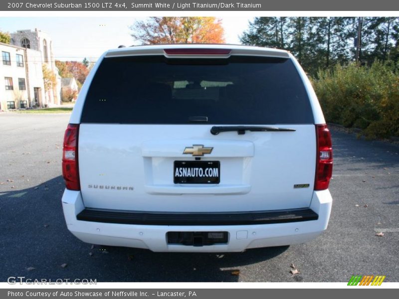 Summit White / Light Titanium/Dark Titanium 2007 Chevrolet Suburban 1500 LTZ 4x4